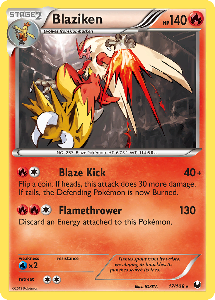 Blaziken (17/108) [Black & White: Dark Explorers] | Dragon's Lair Comics and Fantasy Houston TX