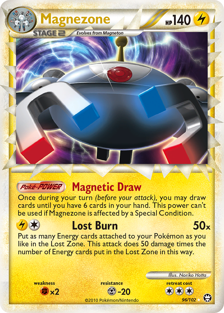 Magnezone (96/102) [HeartGold & SoulSilver: Triumphant] | Dragon's Lair Comics and Fantasy Houston TX