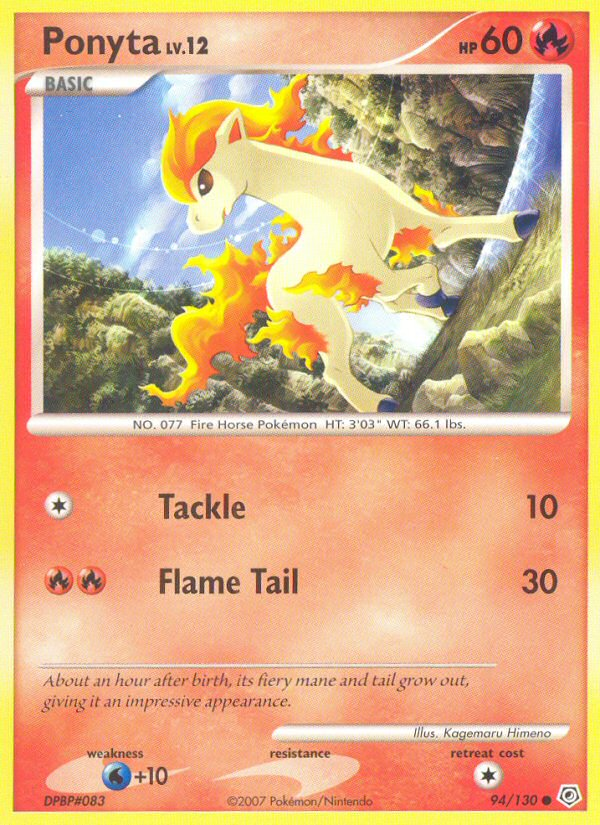 Ponyta (94/130) [Diamond & Pearl: Base Set] | Dragon's Lair Comics and Fantasy Houston TX