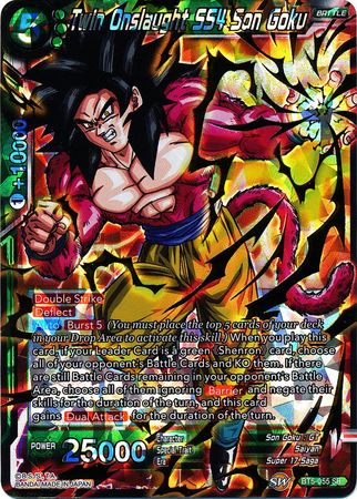 Twin Onslaught SS4 Son Goku (BT5-055) [Miraculous Revival] | Dragon's Lair Comics and Fantasy Houston TX