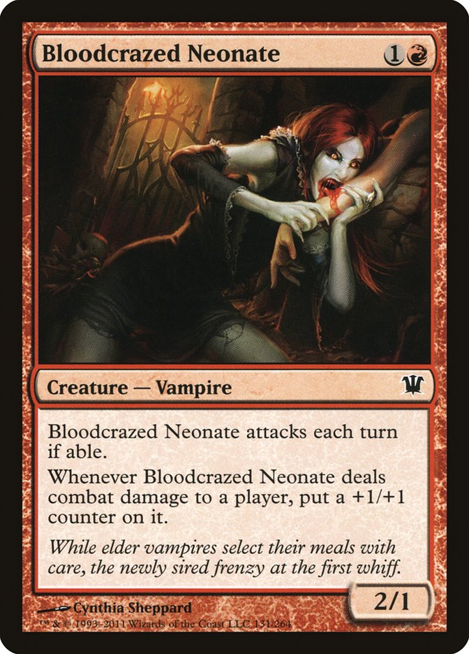 Bloodcrazed Neonate [Innistrad] | Dragon's Lair Comics and Fantasy Houston TX