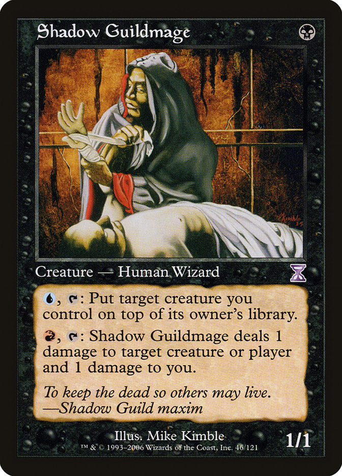 Shadow Guildmage [Time Spiral Timeshifted] | Dragon's Lair Comics and Fantasy Houston TX