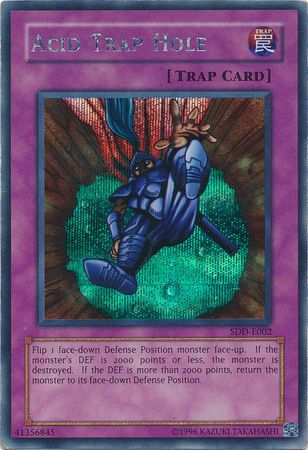 Acid Trap Hole [SSD-E002] Prismatic Secret Rare | Dragon's Lair Comics and Fantasy Houston TX