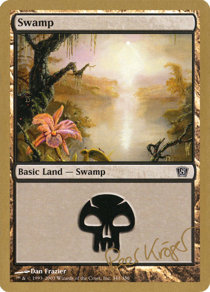 Swamp (pk341) (Peer Kroger) [World Championship Decks 2003] | Dragon's Lair Comics and Fantasy Houston TX