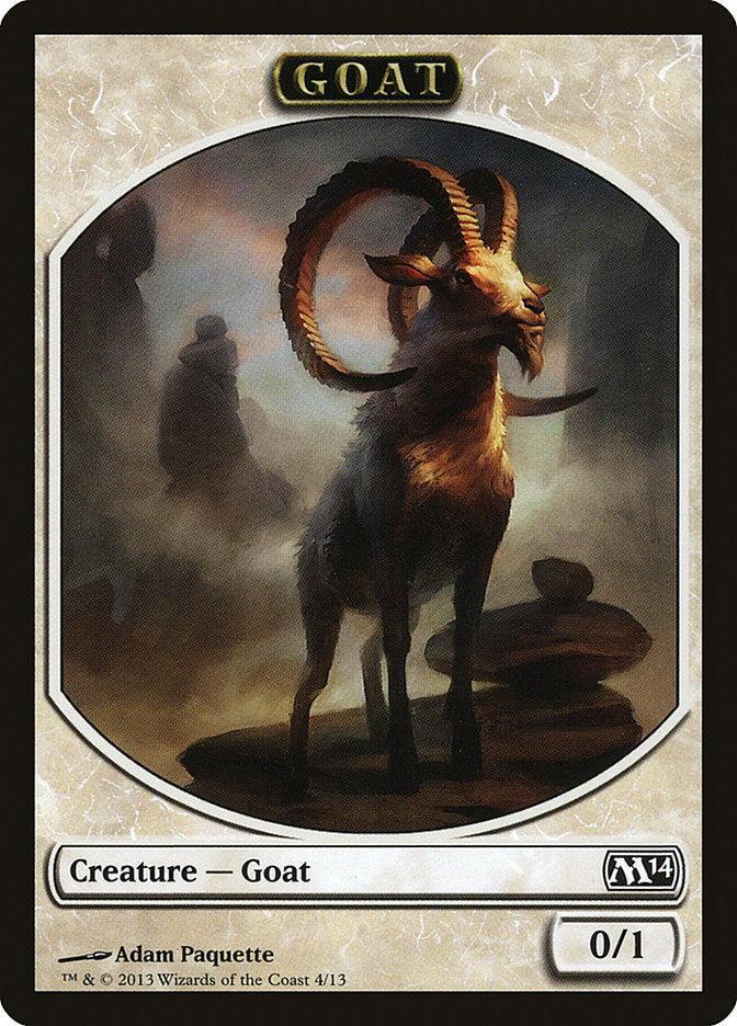 Goat Token [Magic 2014 Tokens] | Dragon's Lair Comics and Fantasy Houston TX