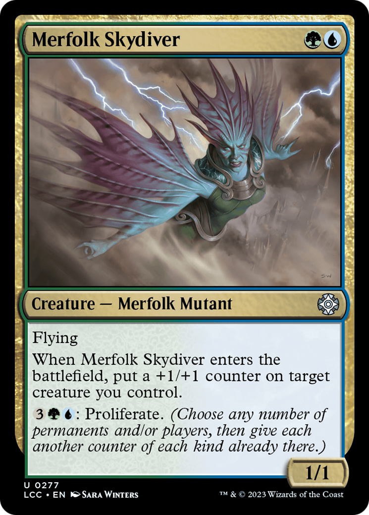 Merfolk Skydiver [The Lost Caverns of Ixalan Commander] | Dragon's Lair Comics and Fantasy Houston TX