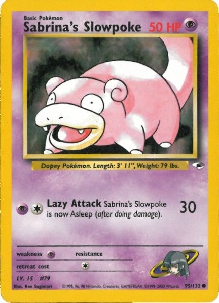 Sabrina's Slowpoke (95/132) [Gym Heroes Unlimited] | Dragon's Lair Comics and Fantasy Houston TX