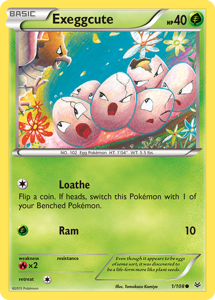 Exeggcute (1/108) [XY: Roaring Skies] | Dragon's Lair Comics and Fantasy Houston TX