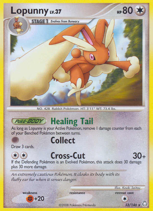 Lopunny (33/146) [Diamond & Pearl: Legends Awakened] | Dragon's Lair Comics and Fantasy Houston TX