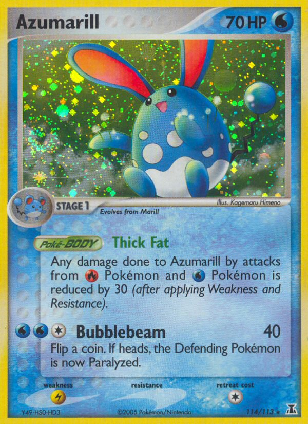 Azumarill (114/113) [EX: Delta Species] | Dragon's Lair Comics and Fantasy Houston TX