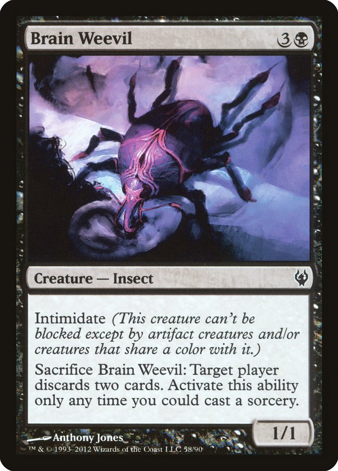 Brain Weevil [Duel Decks: Izzet vs. Golgari] | Dragon's Lair Comics and Fantasy Houston TX