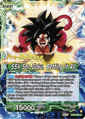 Son Goku // SS4 Son Goku, Betting It All (BT20-054) [Power Absorbed Prerelease Promos] | Dragon's Lair Comics and Fantasy Houston TX