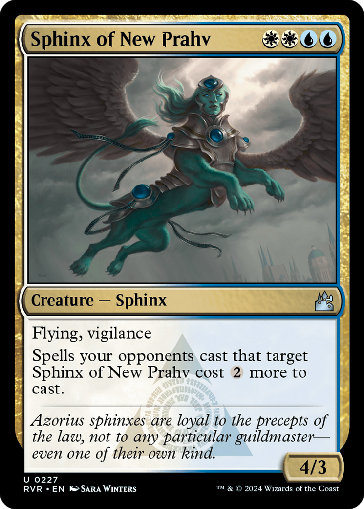 Sphinx of New Prahv [Ravnica Remastered] | Dragon's Lair Comics and Fantasy Houston TX