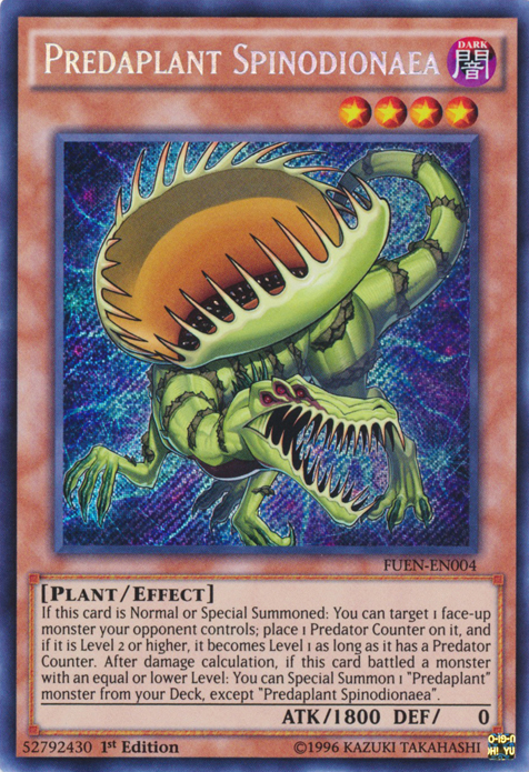 Predaplant Spinodionaea [FUEN-EN004] Secret Rare | Dragon's Lair Comics and Fantasy Houston TX