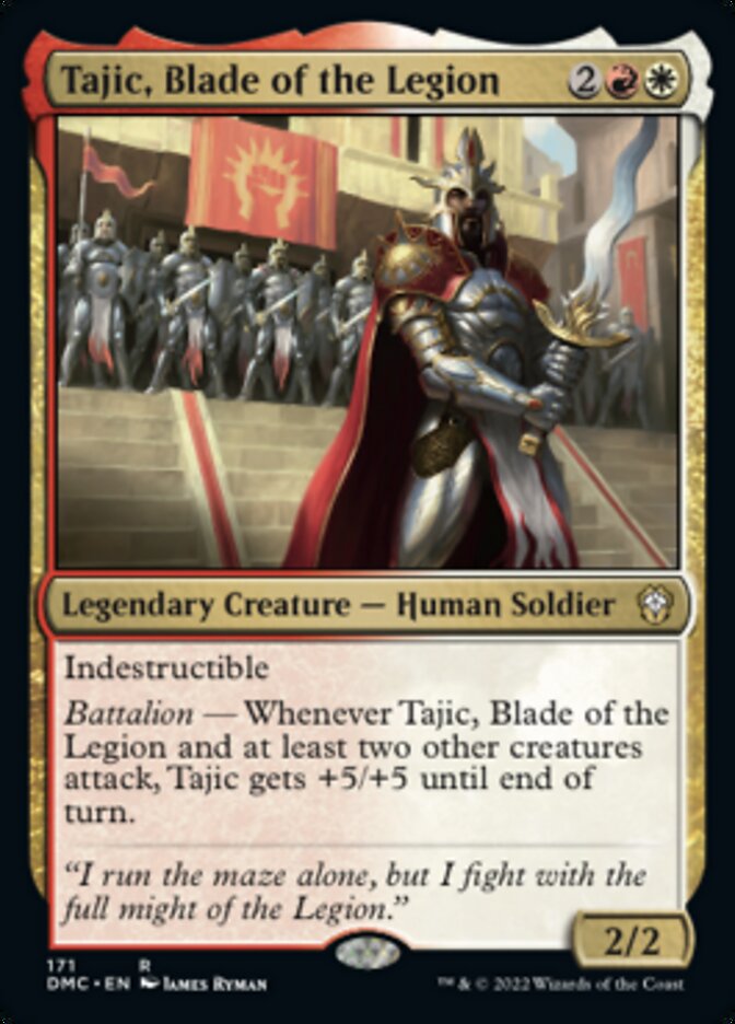 Tajic, Blade of the Legion [Dominaria United Commander] | Dragon's Lair Comics and Fantasy Houston TX