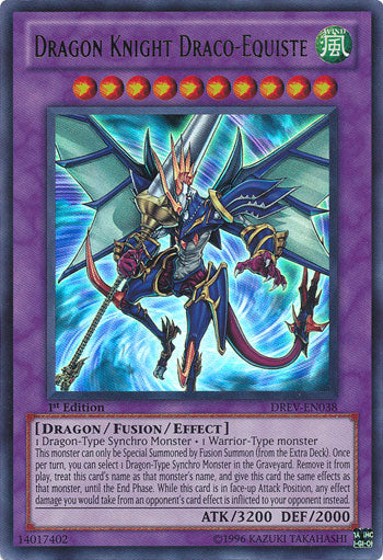 Dragon Knight Draco-Equiste [DREV-EN038] Ultra Rare | Dragon's Lair Comics and Fantasy Houston TX