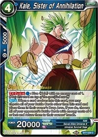 Kale, Sister of Annihilation (BT7-039_PR) [Assault of the Saiyans Prerelease Promos] | Dragon's Lair Comics and Fantasy Houston TX