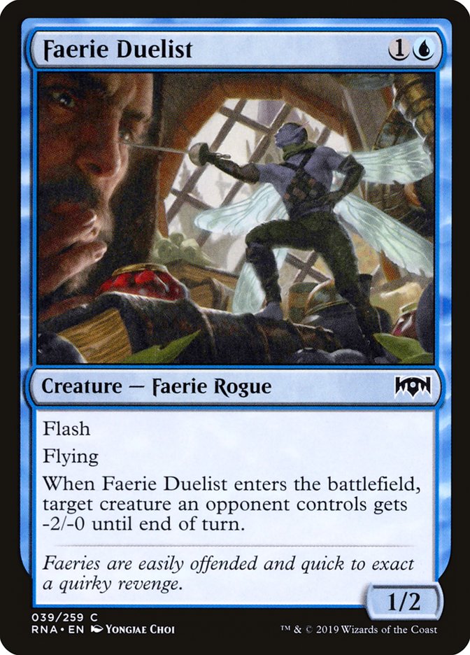 Faerie Duelist [Ravnica Allegiance] | Dragon's Lair Comics and Fantasy Houston TX