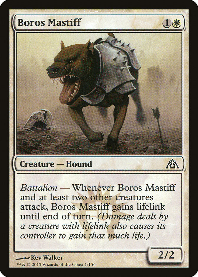 Boros Mastiff [Dragon's Maze] | Dragon's Lair Comics and Fantasy Houston TX