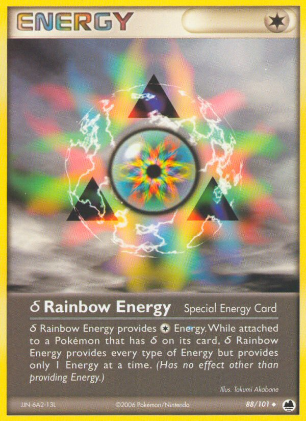 Rainbow Energy (88/101) (Delta Species) [EX: Dragon Frontiers] | Dragon's Lair Comics and Fantasy Houston TX