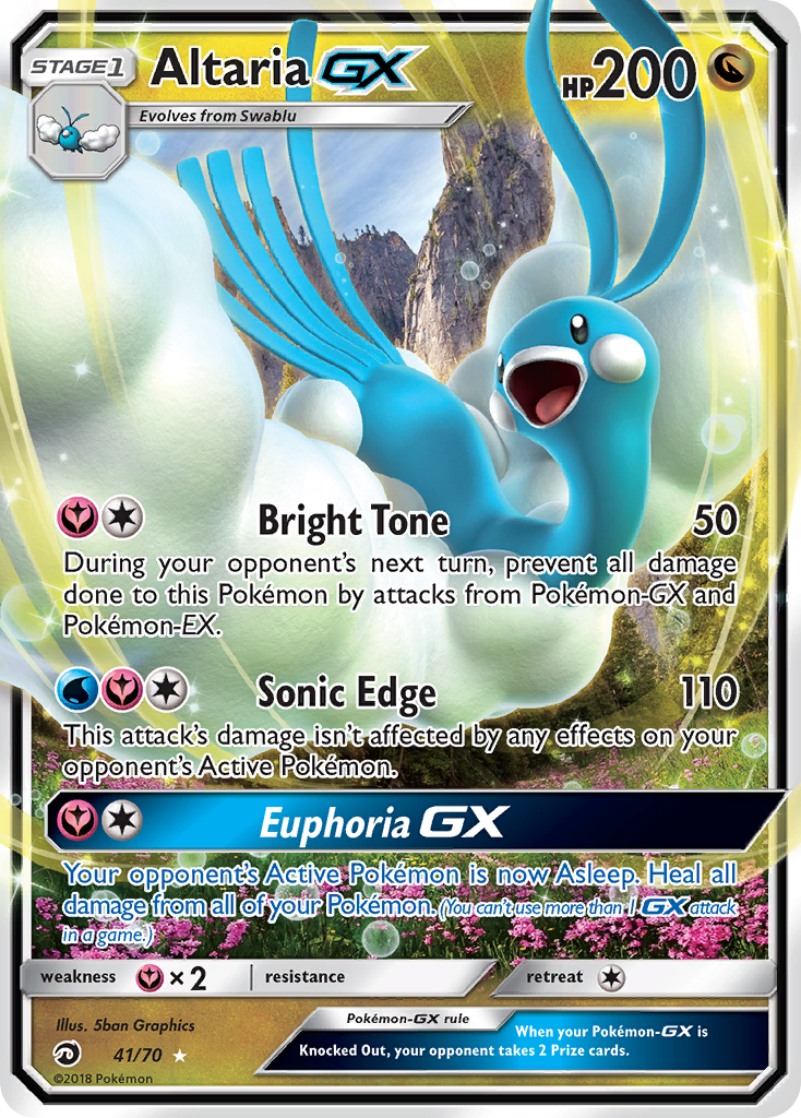 Altaria GX (41/70) [Sun & Moon: Dragon Majesty] | Dragon's Lair Comics and Fantasy Houston TX