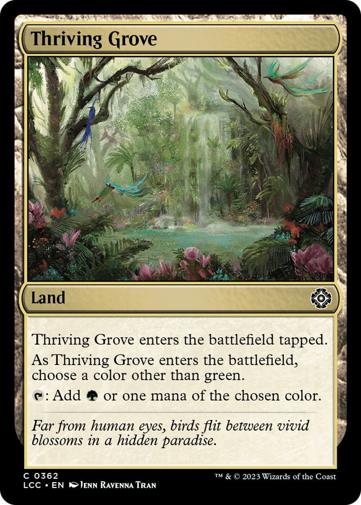 Thriving Grove [The Lost Caverns of Ixalan Commander] | Dragon's Lair Comics and Fantasy Houston TX