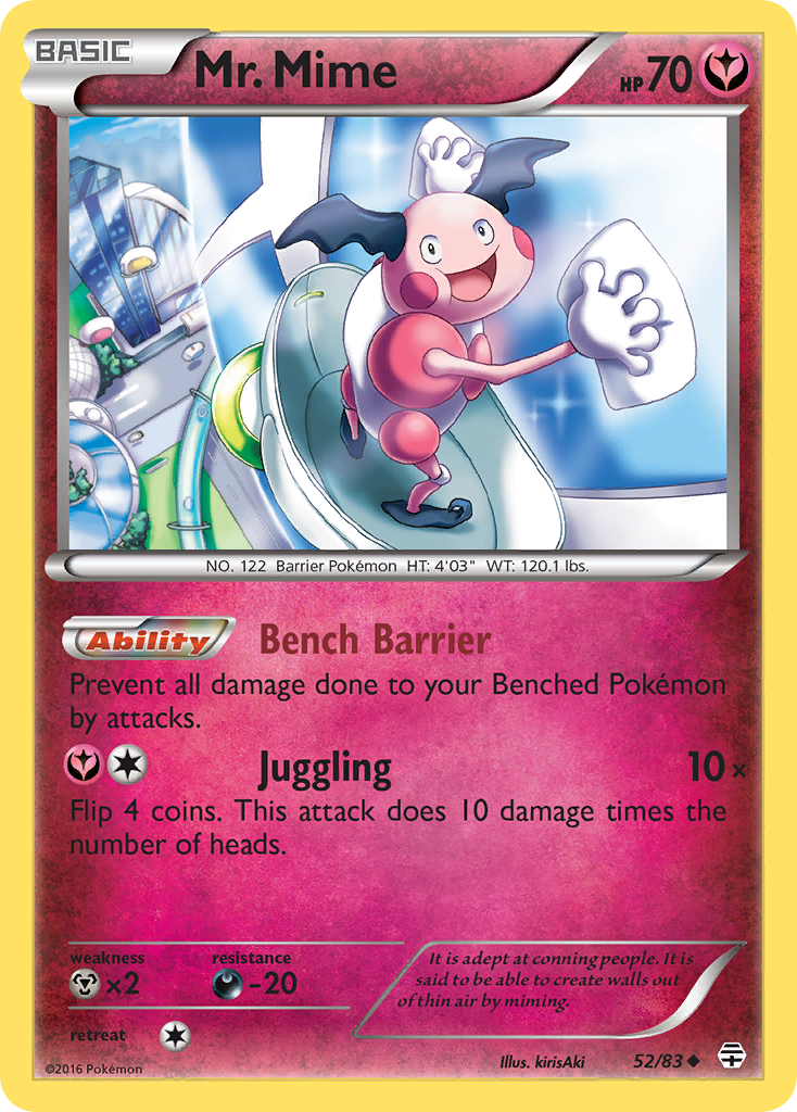 Mr. Mime (52/83) [XY: Generations] | Dragon's Lair Comics and Fantasy Houston TX