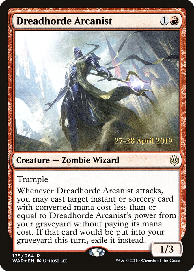 Dreadhorde Arcanist [War of the Spark Prerelease Promos] | Dragon's Lair Comics and Fantasy Houston TX