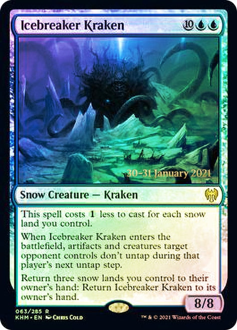 Icebreaker Kraken [Kaldheim Prerelease Promos] | Dragon's Lair Comics and Fantasy Houston TX