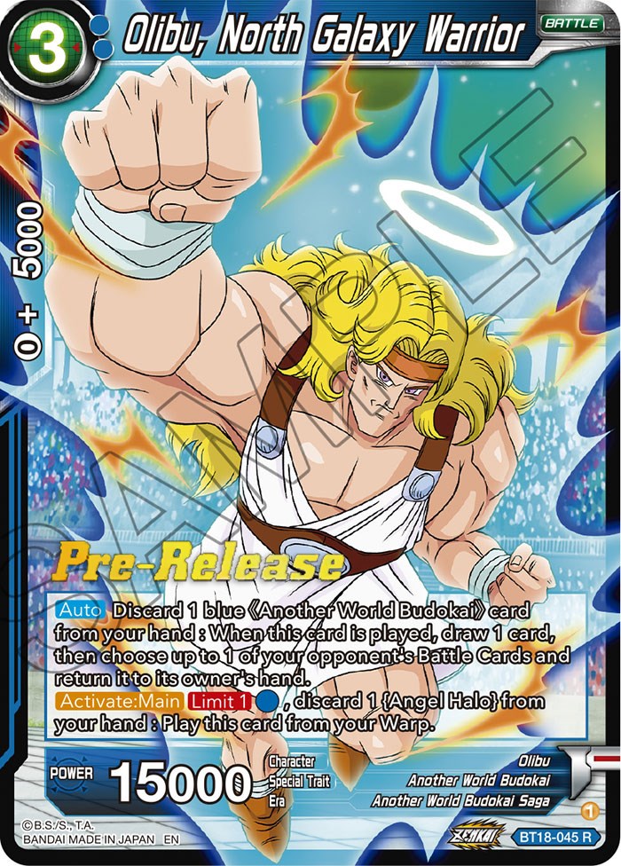 Olibu, North Galaxy Warrior (BT18-045) [Dawn of the Z-Legends Prerelease Promos] | Dragon's Lair Comics and Fantasy Houston TX