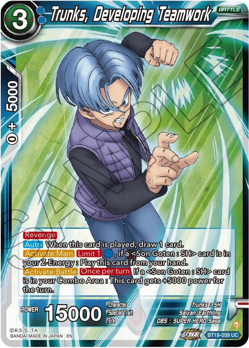 Trunks, Developing Teamwork (BT19-059) [Fighter's Ambition] | Dragon's Lair Comics and Fantasy Houston TX