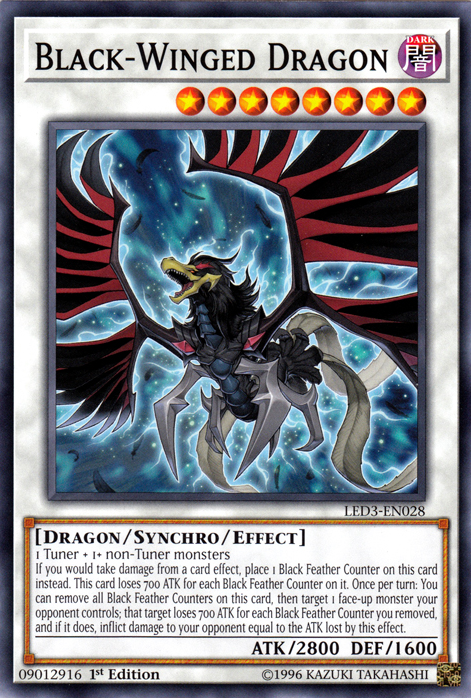 Black-Winged Dragon [LED3-EN028] Common | Dragon's Lair Comics and Fantasy Houston TX