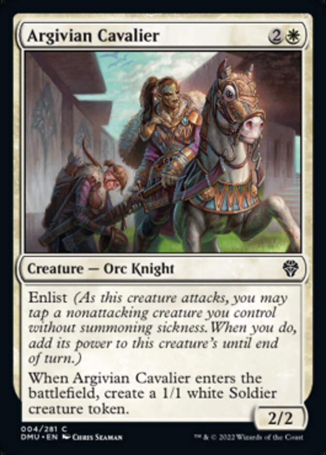 Argivian Cavalier [Dominaria United] | Dragon's Lair Comics and Fantasy Houston TX