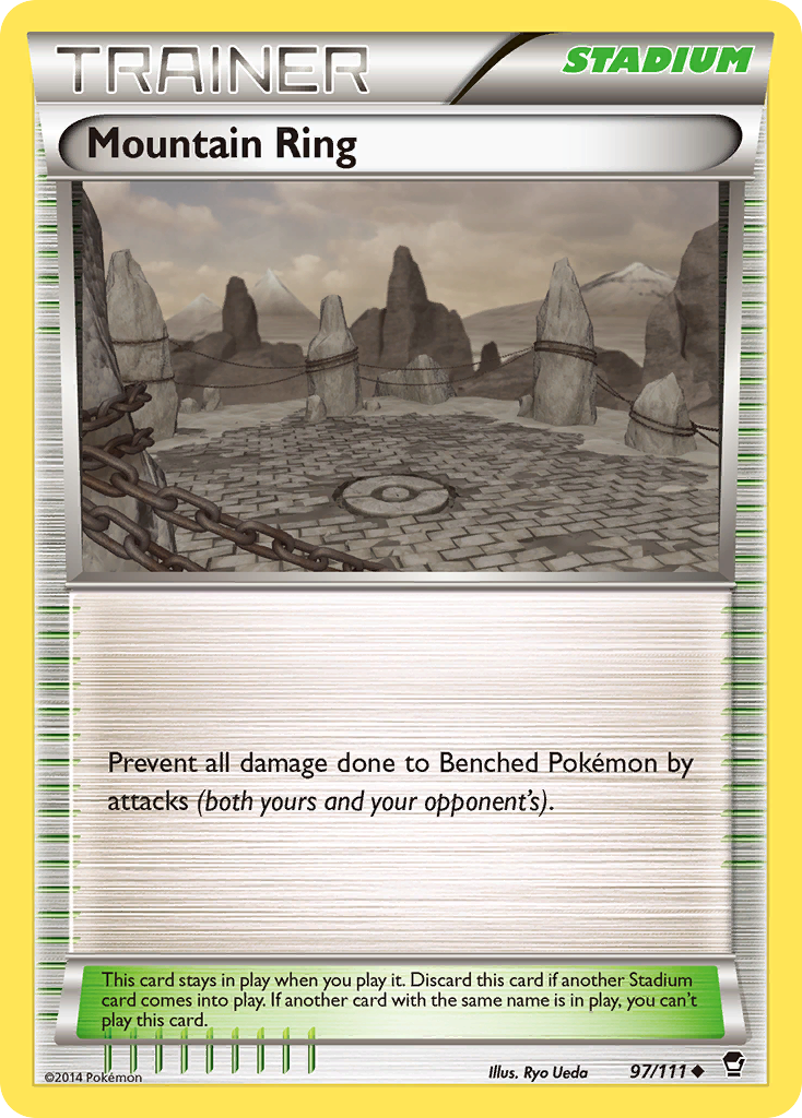 Mountain Ring (97/111) [XY: Furious Fists] | Dragon's Lair Comics and Fantasy Houston TX