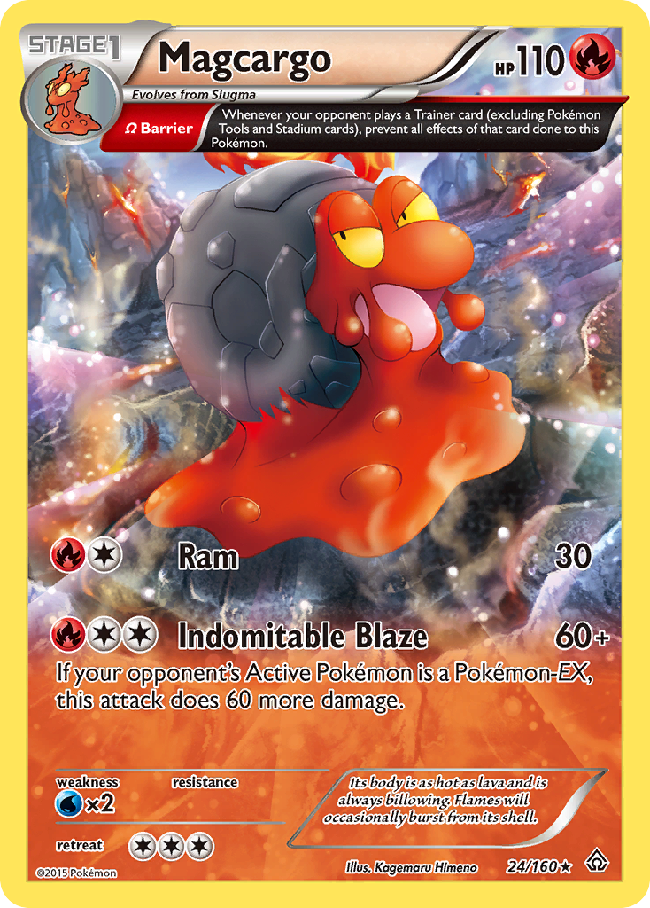 Magcargo (24/160) [XY: Primal Clash] | Dragon's Lair Comics and Fantasy Houston TX