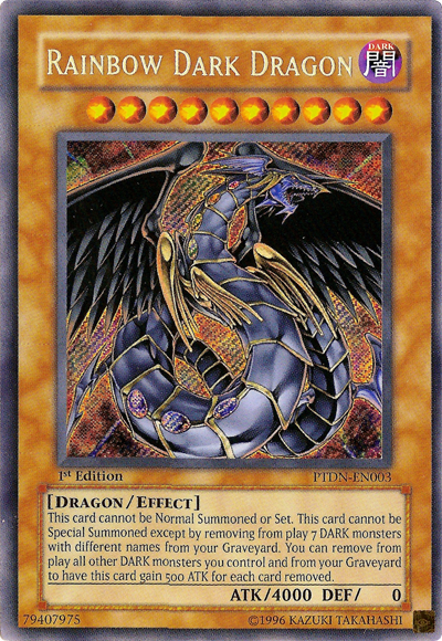 Rainbow Dark Dragon [PTDN-EN003] Secret Rare | Dragon's Lair Comics and Fantasy Houston TX