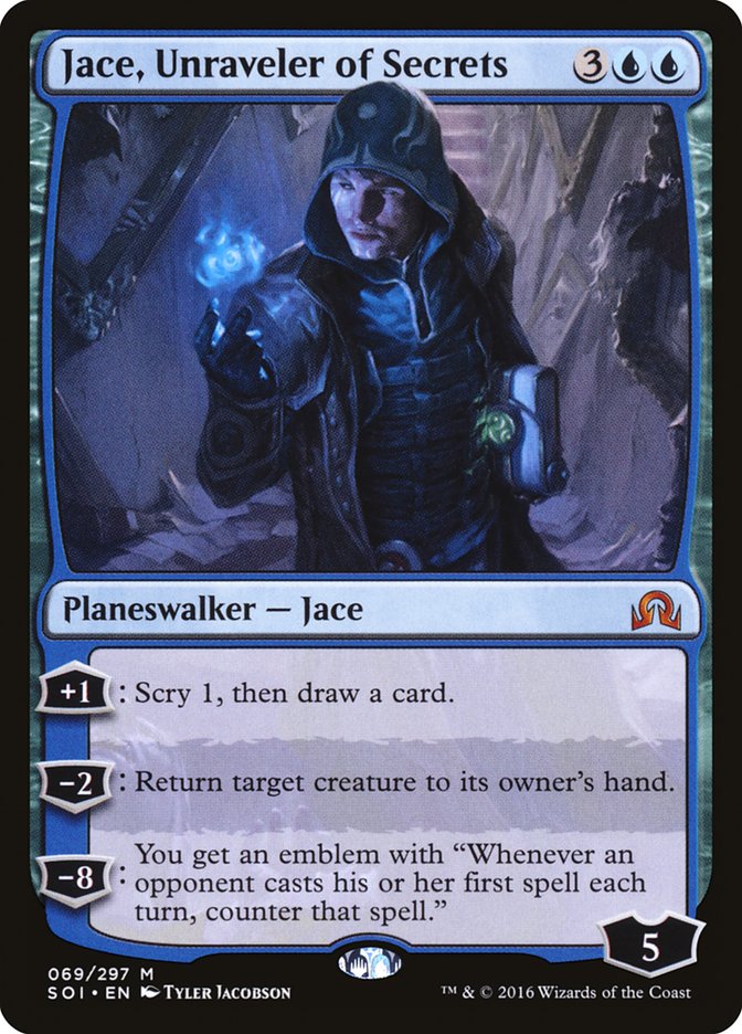 Jace, Unraveler of Secrets [Shadows over Innistrad] | Dragon's Lair Comics and Fantasy Houston TX