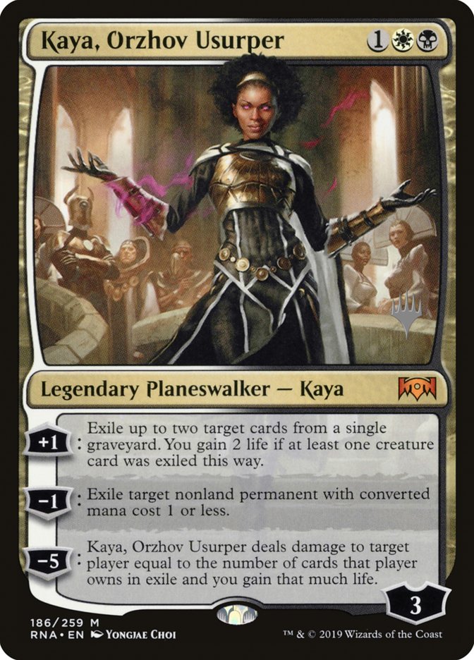 Kaya, Orzhov Usurper (Promo Pack) [Ravnica Allegiance Promos] | Dragon's Lair Comics and Fantasy Houston TX