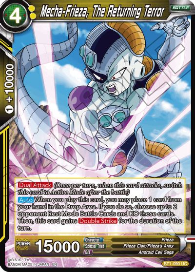 Mecha-Frieza, The Returning Terror (Reprint) (BT1-090) [Battle Evolution Booster] | Dragon's Lair Comics and Fantasy Houston TX