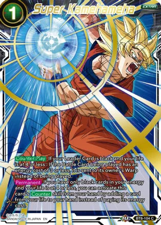 Super Kamehameha (Gold Stamped) (BT8-104) [Mythic Booster] | Dragon's Lair Comics and Fantasy Houston TX