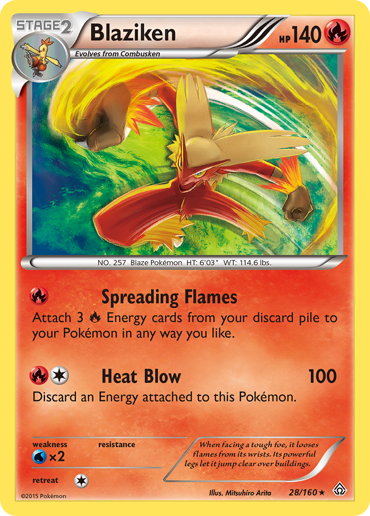 Blaziken (28/160) [XY: Primal Clash] | Dragon's Lair Comics and Fantasy Houston TX