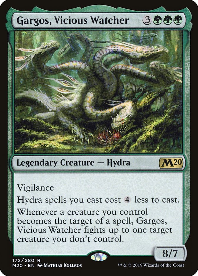 Gargos, Vicious Watcher [Core Set 2020] | Dragon's Lair Comics and Fantasy Houston TX