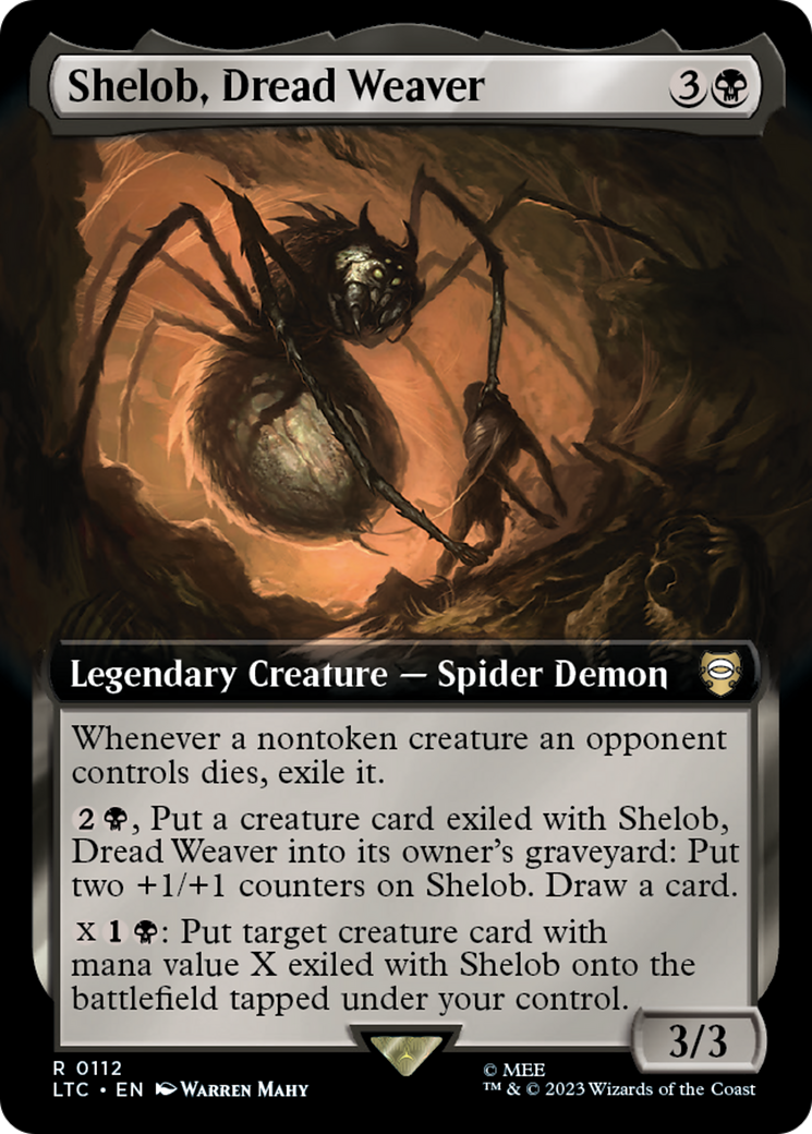 Shelob, Dread Weaver (Extended Art) [The Lord of the Rings: Tales of Middle-Earth Commander] | Dragon's Lair Comics and Fantasy Houston TX