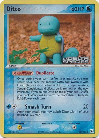 Ditto (40/113) (Stamped) [EX: Delta Species] | Dragon's Lair Comics and Fantasy Houston TX