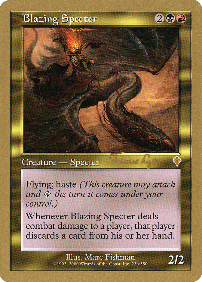 Blazing Specter (Tom van de Logt) [World Championship Decks 2001] | Dragon's Lair Comics and Fantasy Houston TX