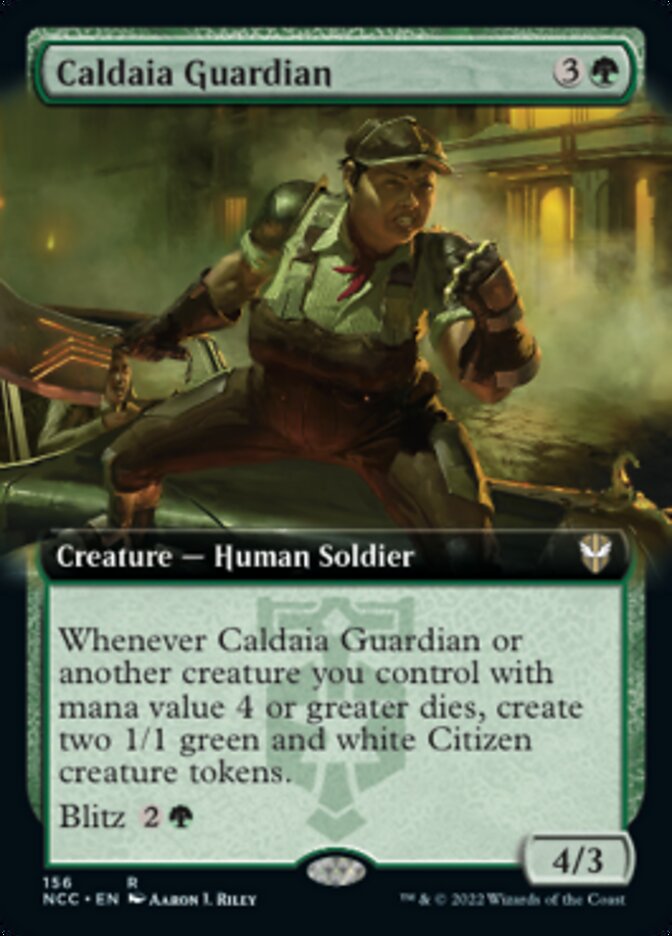 Caldaia Guardian (Extended Art) [Streets of New Capenna Commander] | Dragon's Lair Comics and Fantasy Houston TX