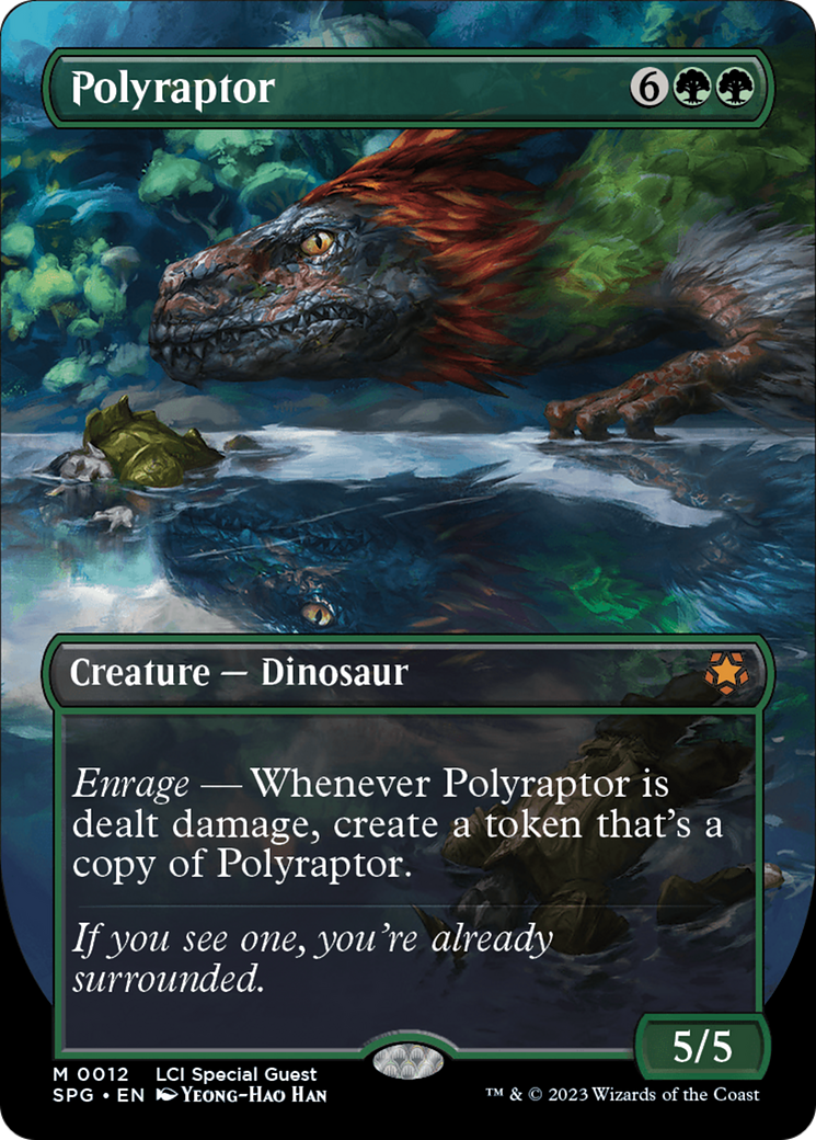 Polyraptor (Borderless) [The Lost Caverns of Ixalan Special Guests] | Dragon's Lair Comics and Fantasy Houston TX