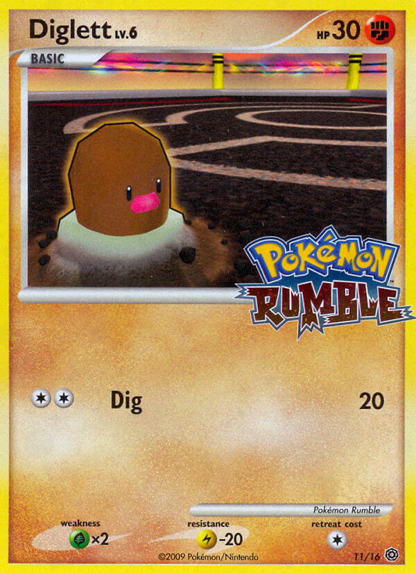 Diglett (11/16) [Pokémon Rumble] | Dragon's Lair Comics and Fantasy Houston TX