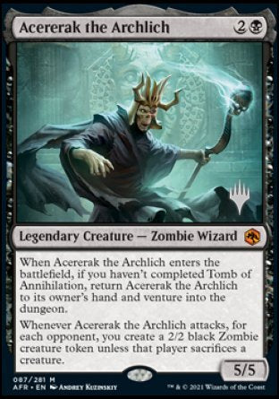 Acererak the Archlich (Promo Pack) [Dungeons & Dragons: Adventures in the Forgotten Realms Promos] | Dragon's Lair Comics and Fantasy Houston TX