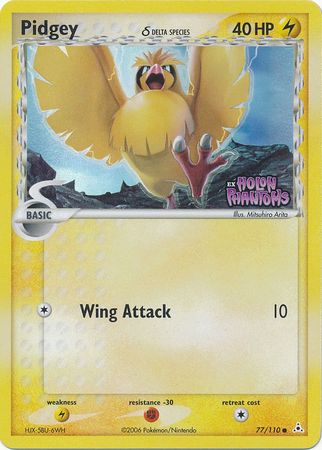 Pidgey (77/110) (Delta Species) (Stamped) [EX: Holon Phantoms] | Dragon's Lair Comics and Fantasy Houston TX